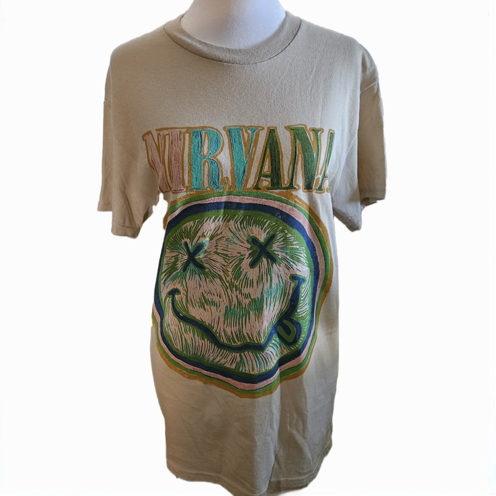 NWOT♀️♂️NIRVANA Crew-Neck Tee - Picture 6 of 6